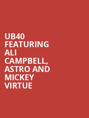 UB40 featuring Ali Campbell%2C Astro and Mickey Virtue at O2 Arena